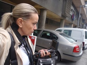 "Vanja Keindl certified thermography expert using a thermal camera – founder of Keindl Bau, Croatia"