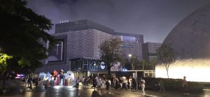 "Museum Quarter in Hong Kong by night captured by Vanja Keindl Civil Engineer"