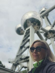 "Atomium Brussels panoramic view captured by Vanja Keindl – symbol of Belgian engineering and Expo 58 architecture"